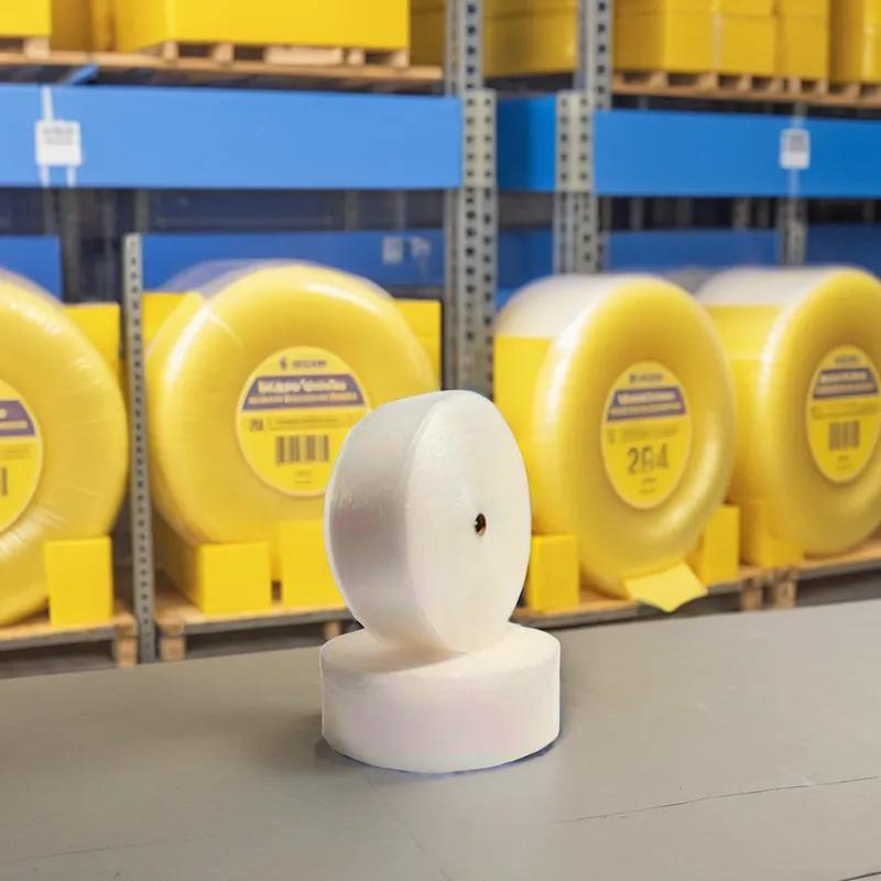 Bubble Cushioning 12IN X250FT Clear Plastic 1/2 IN Bubble Perforated 1/Bundle