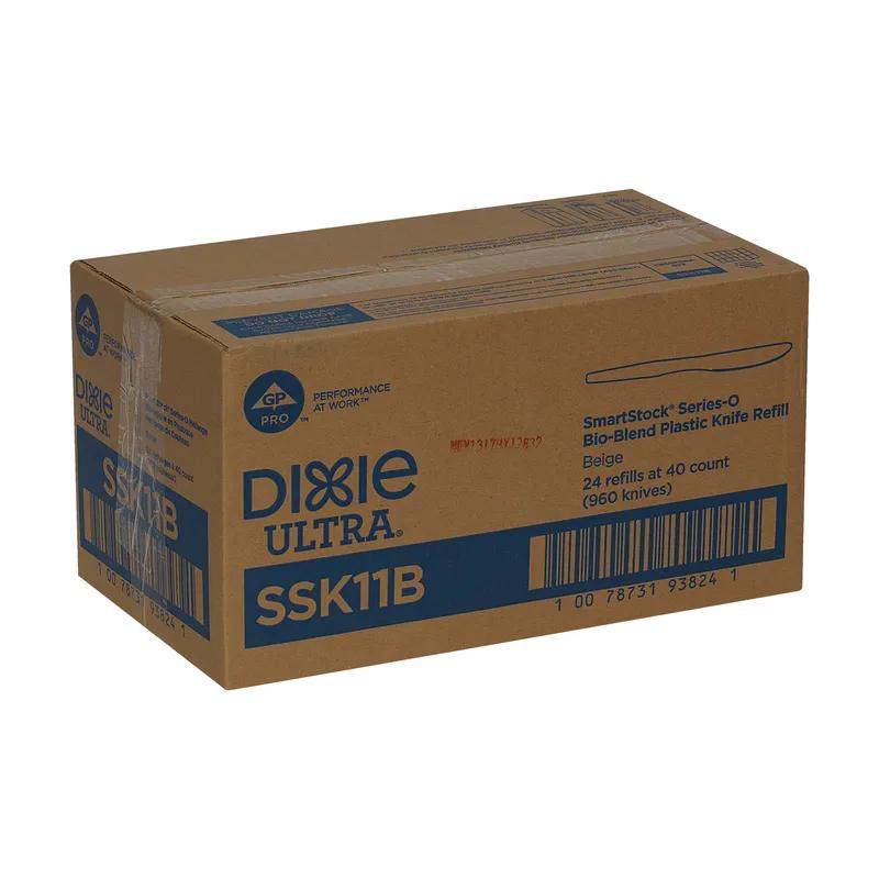 Dixie® Ultra SmartStock® Series-O Bio-Blend Knife Plastic Beige Medium Weight Refill 960/Case
