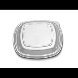 Forum® Lid Dome 9X9 IN 1 Compartment PS Clear Square For Plate Unhinged 300/Case