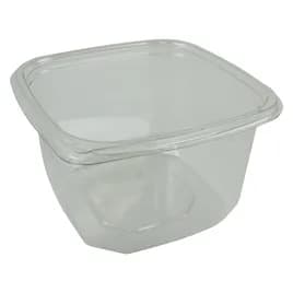 Bowl 18 OZ PET Clear Square Tamper-Evident 1000/Case