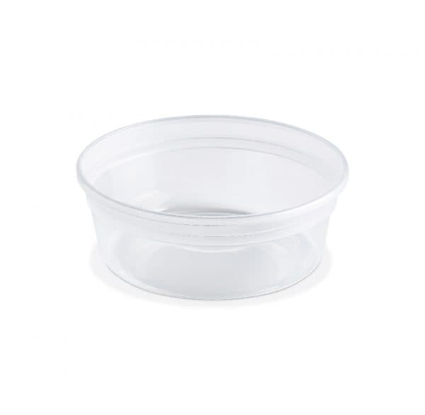 Value Line Deli Container Base 8 OZ PP Translucent Round 500/Case