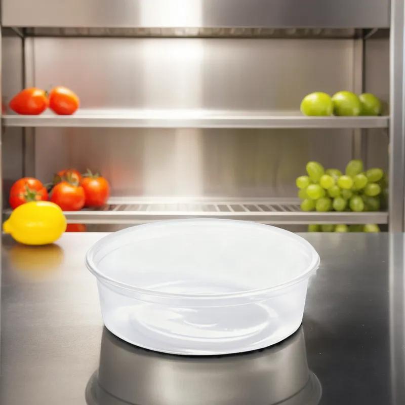 Deli Container Base 8 OZ PP Translucent Round 500/Case