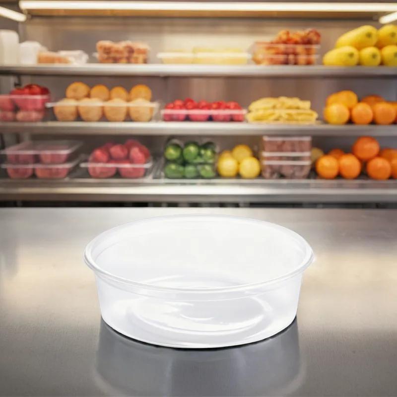 Deli Container Base 8 OZ PP Translucent Round 500/Case