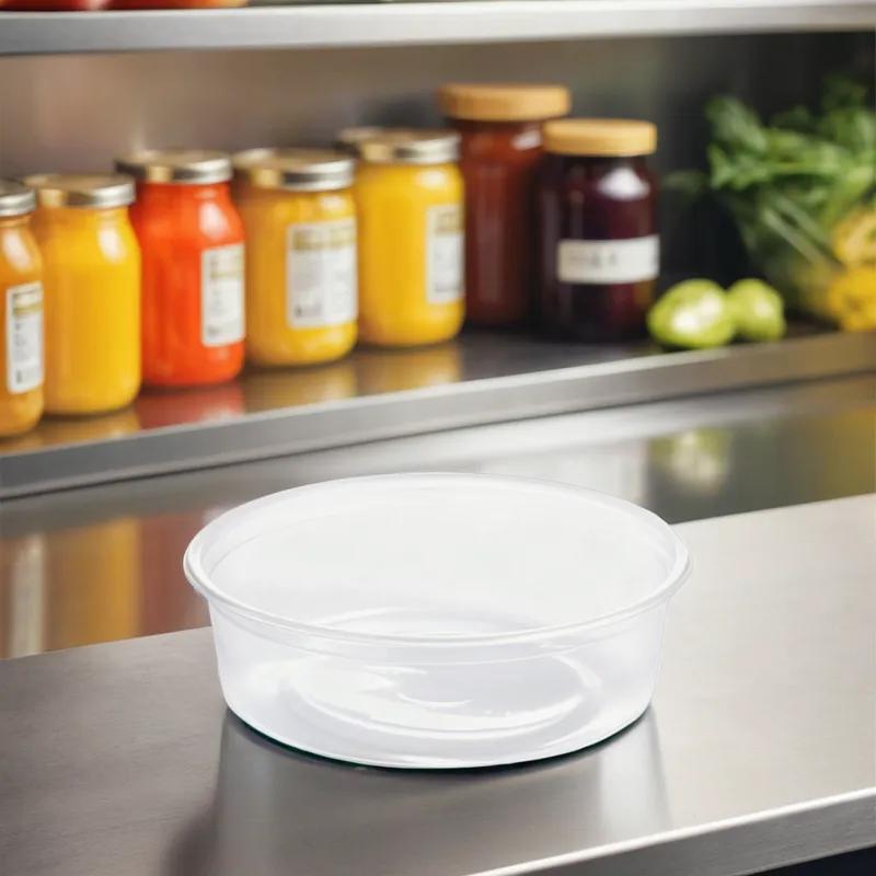 Deli Container Base 8 OZ PP Translucent Round 500/Case