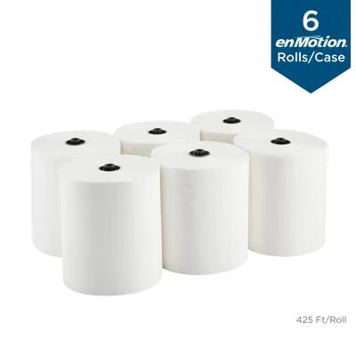 enMotion® Roll Paper Towel Recessed  Automated 8.25IN X425FT 1PLY White Hardwound 425 Sheets/Roll 6 Rolls/Case