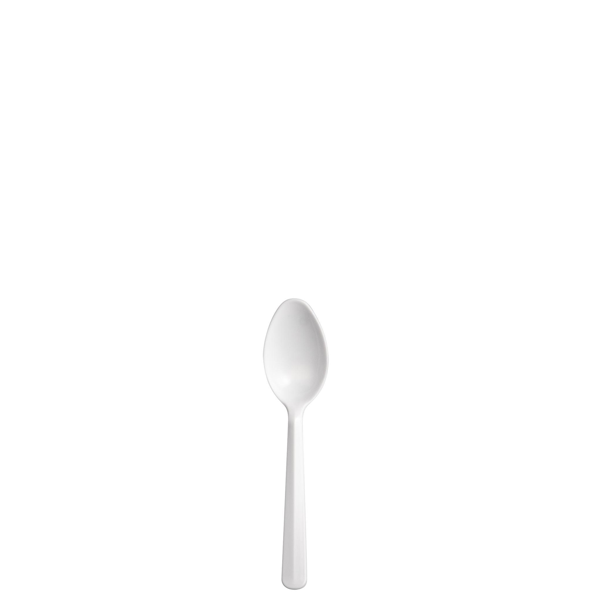 Dart® Bonus® Teaspoon 4.92X0.63 IN PP White Light Weight Microwave Safe 1000/Case