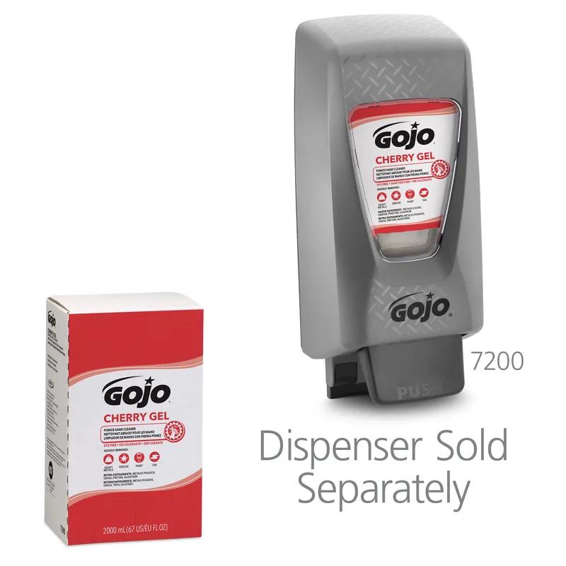 GOJO® Hand Cleaner Gel 2000 mL 5.12X3.62X8.25 IN Cherry Red Pumice For PRO TDX 2000 4/Case