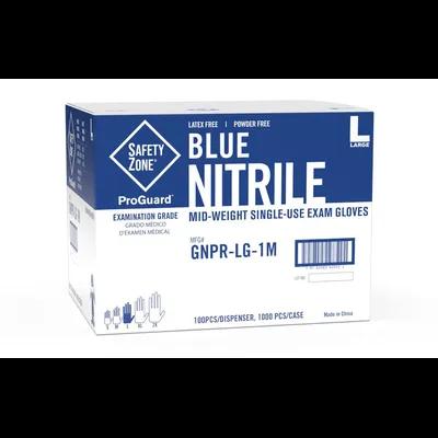 Gloves XXL Blue Nitrile Rubber Disposable Powder-Free 1000/Case