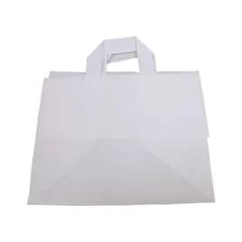 Take-Out Bag 14X11X12X11 Plastic With Soft Loop Handle Closure Cardboard Bottom 200/Case