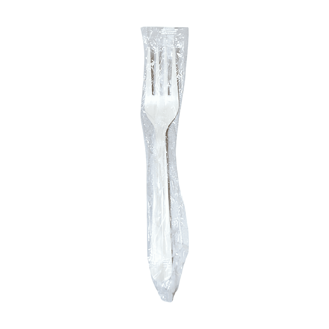 Victoria Bay Fork PP Beige Heavy Duty Individually Wrapped 1000/Case
