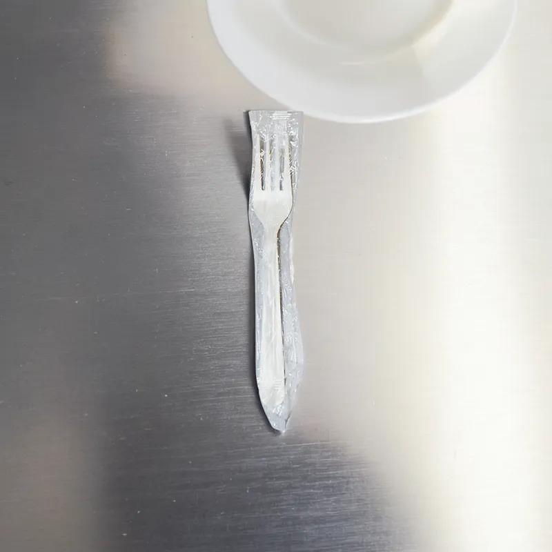 Victoria Bay Fork PP Beige Heavy Duty Individually Wrapped 1000/Case