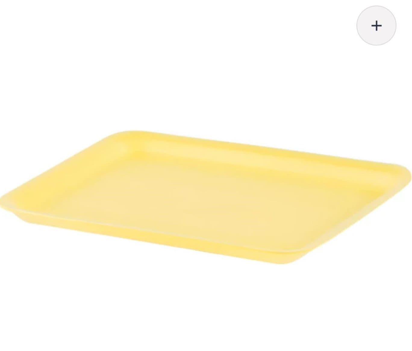 4S Tray Foam Shallow Yellow 500/Case