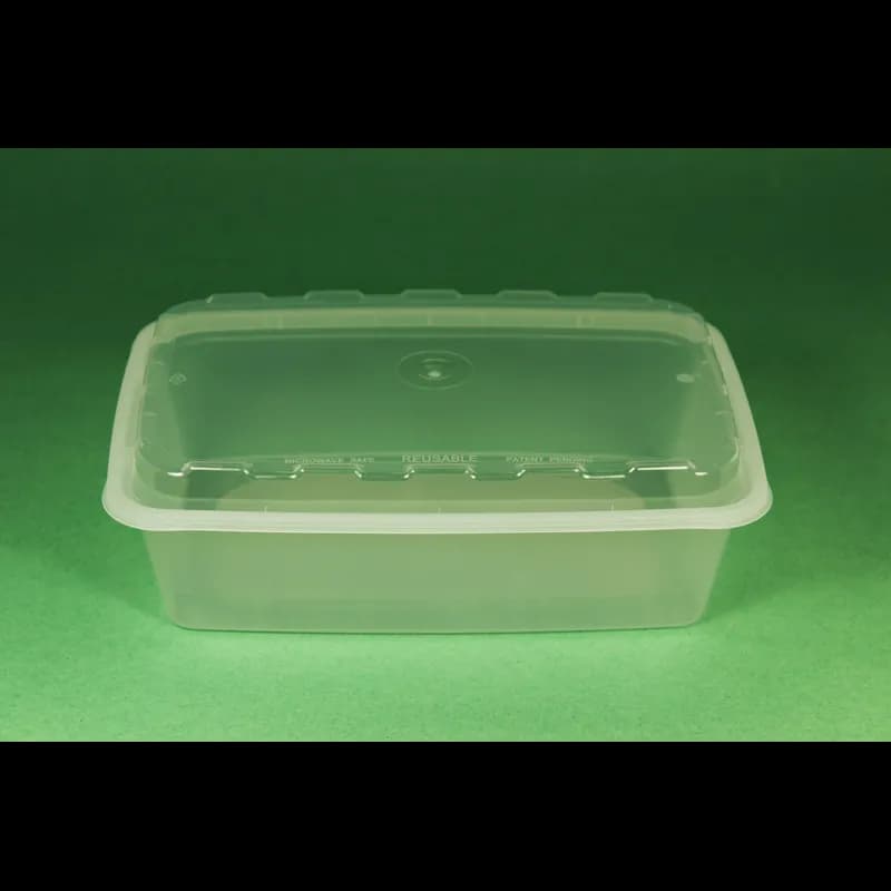 Take-Out Container Base & Lid Combo With Dome Lid 38 OZ Plastic Clear 150/Case