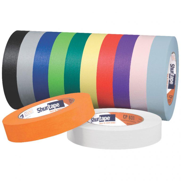 General Purpose Masking Tape 1IN X60YD Blue Crepe Paper 1/Roll