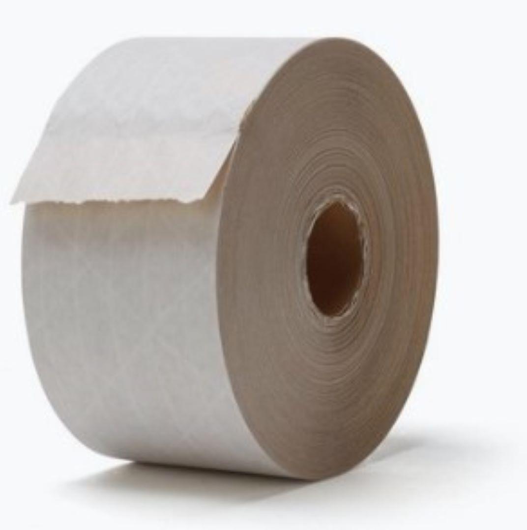 Gum Tape 3IN X375FT Natural Reinforced 8/Case