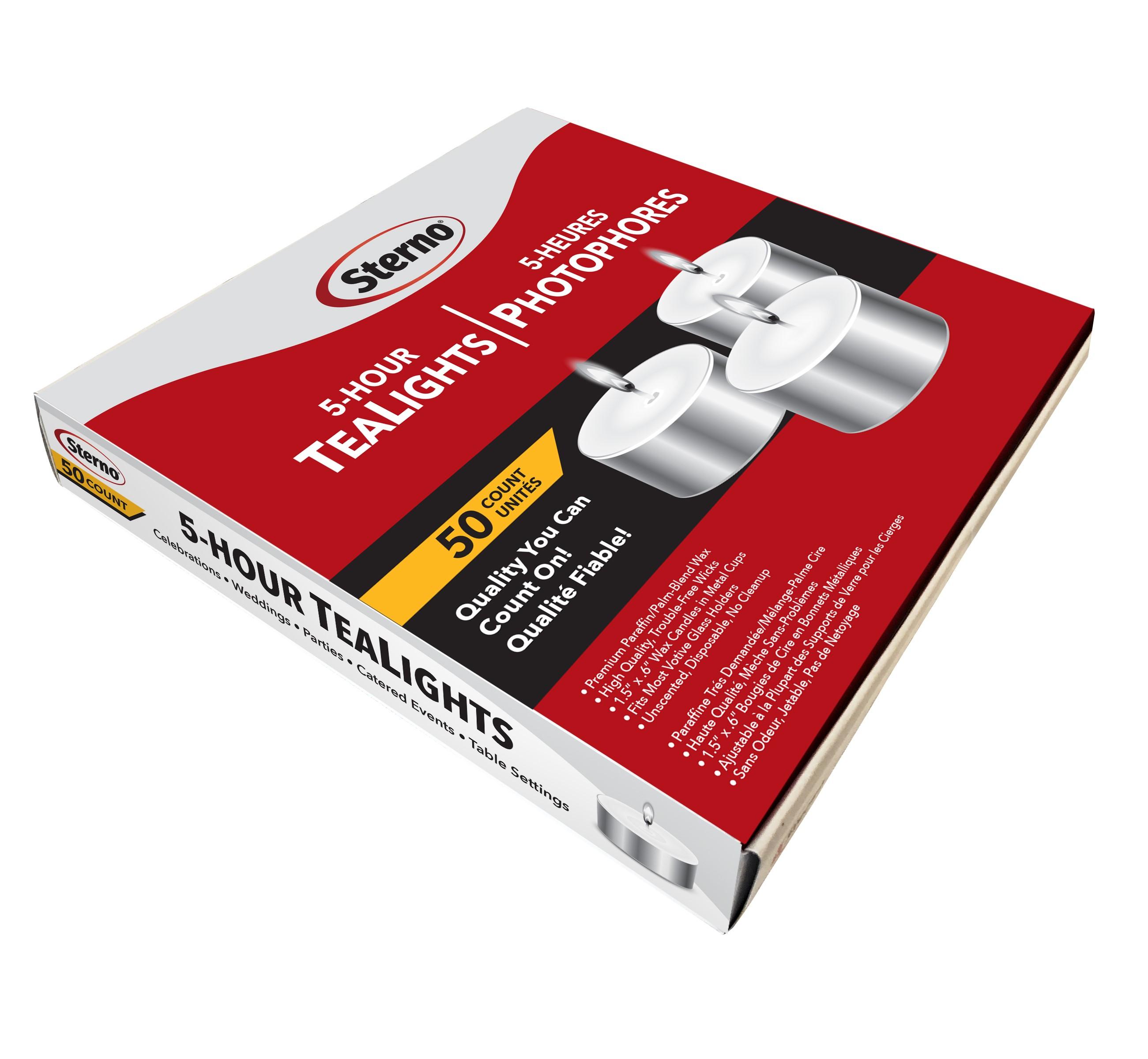 Tealight Candle 5-HR White 500/Case