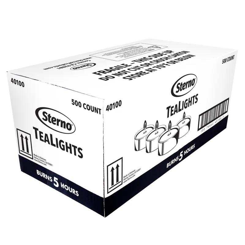 Tealight Candle 5-HR White 500/Case