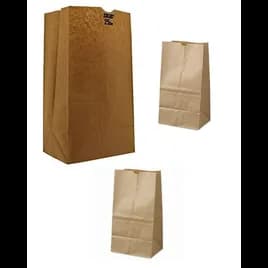 Bag 16X8.25X6 IN 25 LB Kraft Paper 40# Kraft With Self-Opening (SOS) Closure Squat 500/Pack