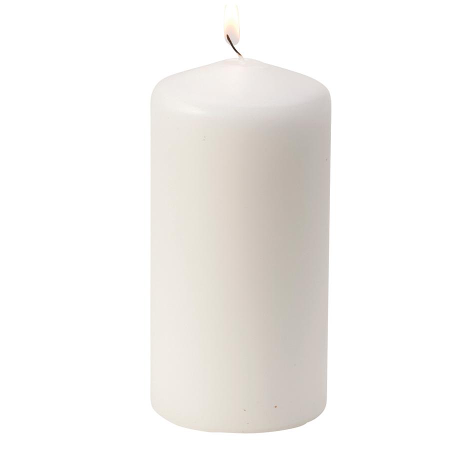 Pillar Candle 6.5 IN White 12/Case