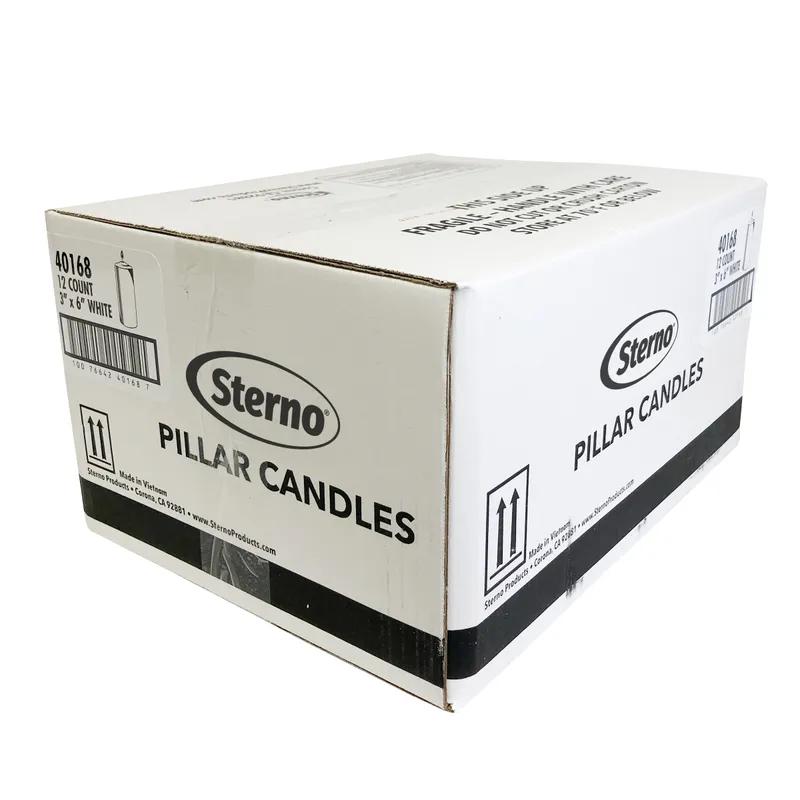 Pillar Candle 6.5 IN White 12/Case