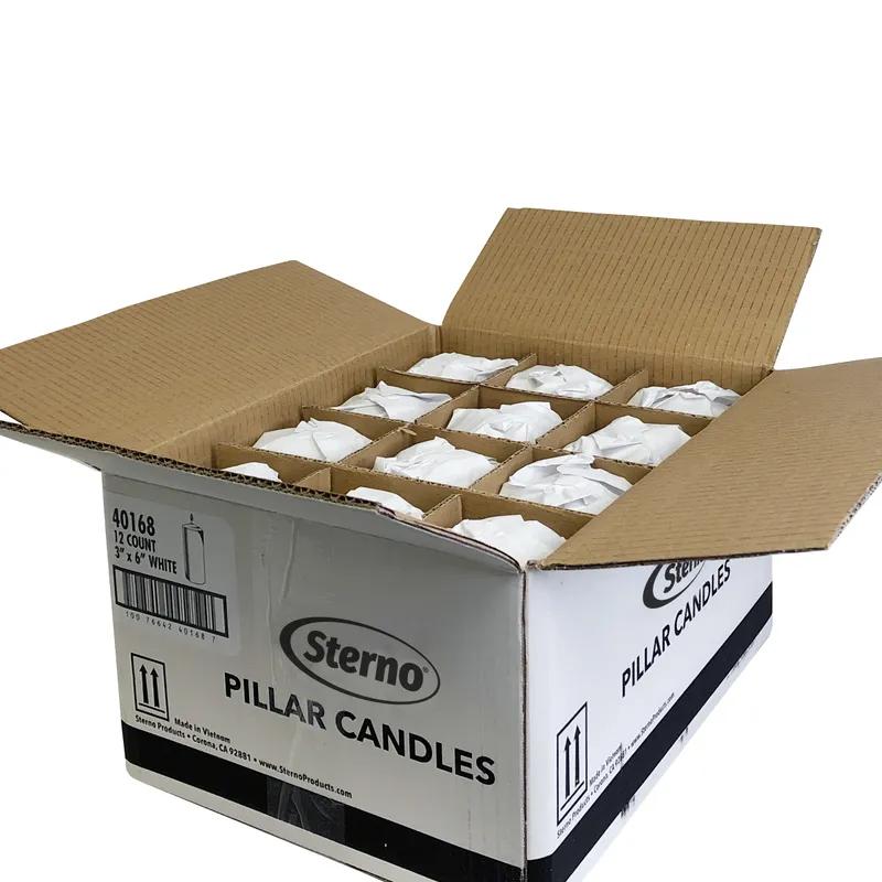 Pillar Candle 6.5 IN White 12/Case