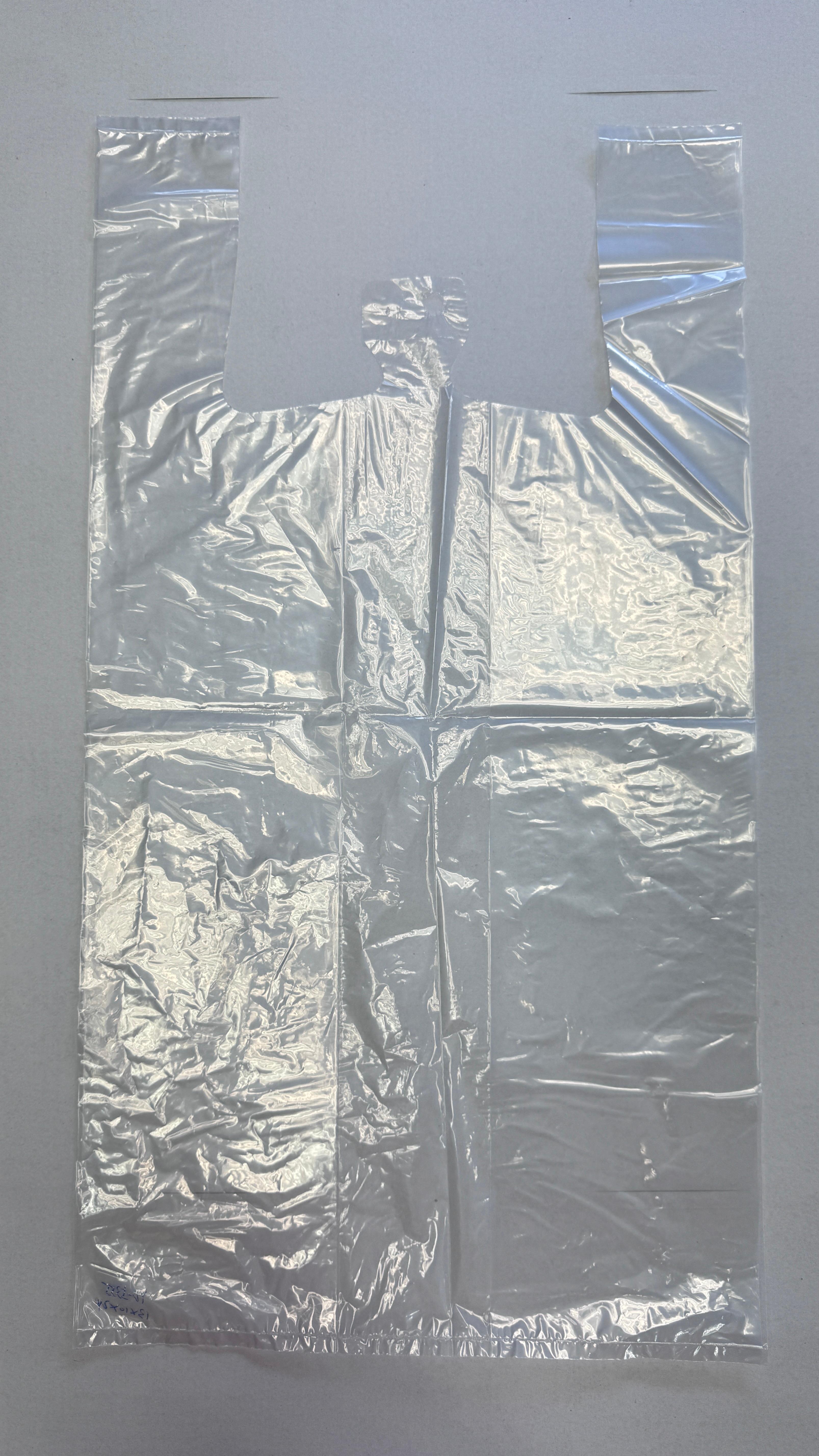 Shopper Bag 13X10X24 IN LDPE 1MIL Clear 500/Case