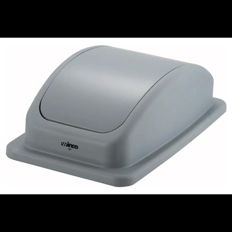 Lid 20.5X11.75X6.375 IN 23 GAL Gray Plastic 1/Each