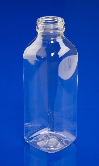 Juice Bottle 16 OZ PET Square 135/Case