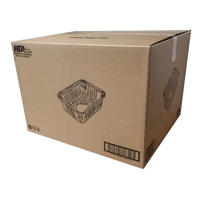 Take-Out Container Base 3 LB 12.25X6.25X1.5 IN Aluminum Silver Oblong 250/Case