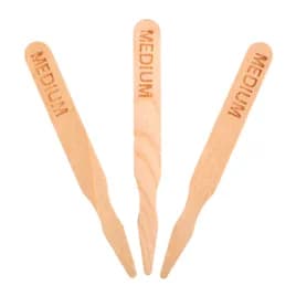 Wood Medium 500 Count/Pack 10 Packs/Case 5000 Count/Case