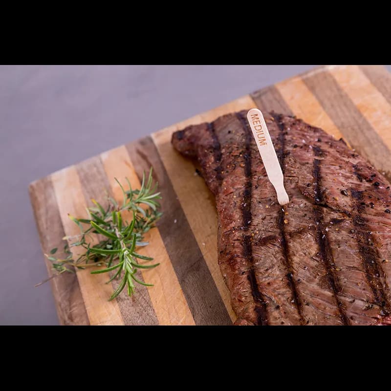 Wood Medium 500 Count/Pack 10 Packs/Case 5000 Count/Case