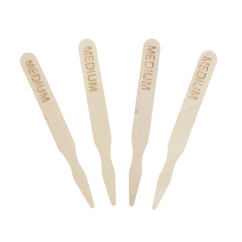 Wood Medium 500 Count/Pack 10 Packs/Case 5000 Count/Case