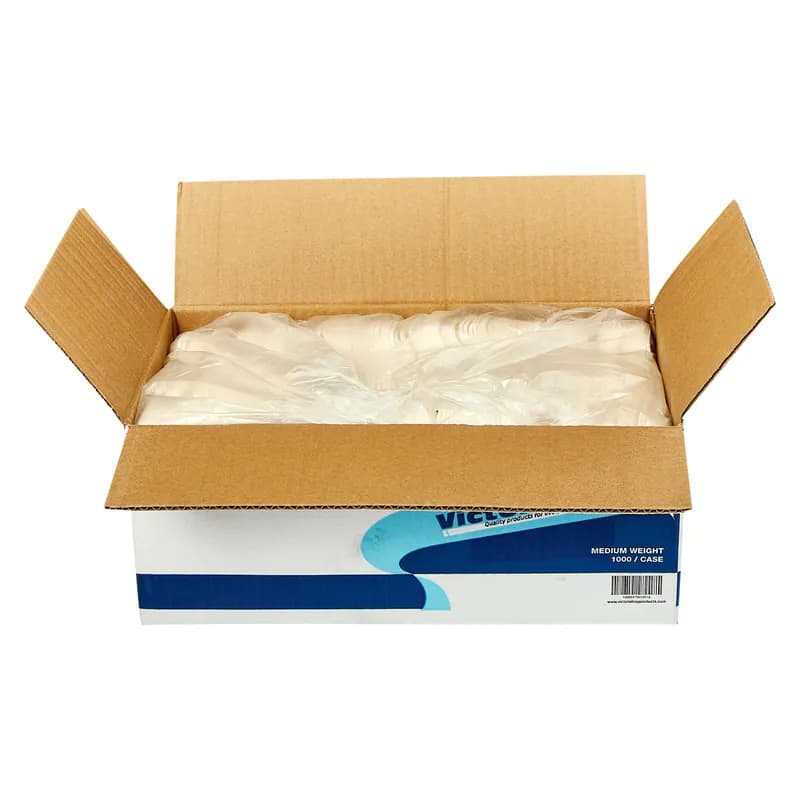 Victoria Bay Teaspoon PP Natural Medium Weight Bulk 1000/Case