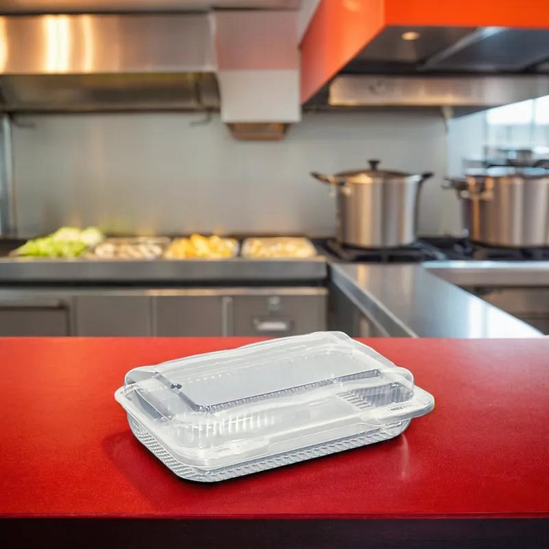 Take-Out Container Base 9.375X6.75X2.25 IN Clear 350/Case