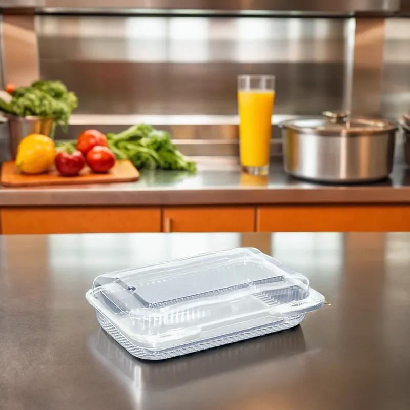 Take-Out Container Base 9.375X6.75X2.25 IN Clear 350/Case