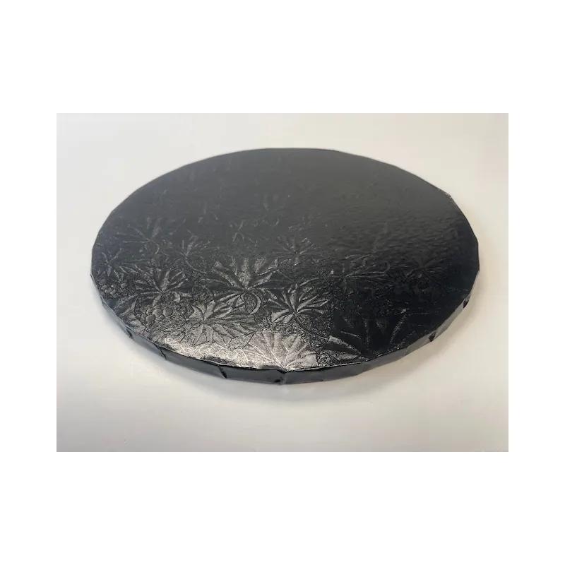Cake Drum 16X0.5 IN Black Round 12/Case