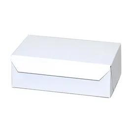 Easy Lock Cake Box 6.25X3.75X2.13 IN SUS Paperboard CRB White Rectangle Lock Corner 1-Piece 250/Bundle