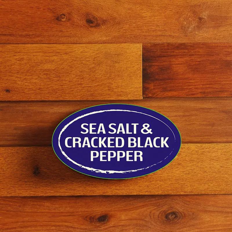 Sea Salt Black Pepper Label Oval 1000/Roll