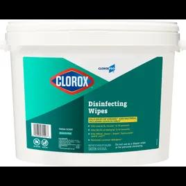 Clorox® Fresh Scent One-Step Disinfectant Multi Surface Wipe Bleach-Free Antibacterial 700/Case