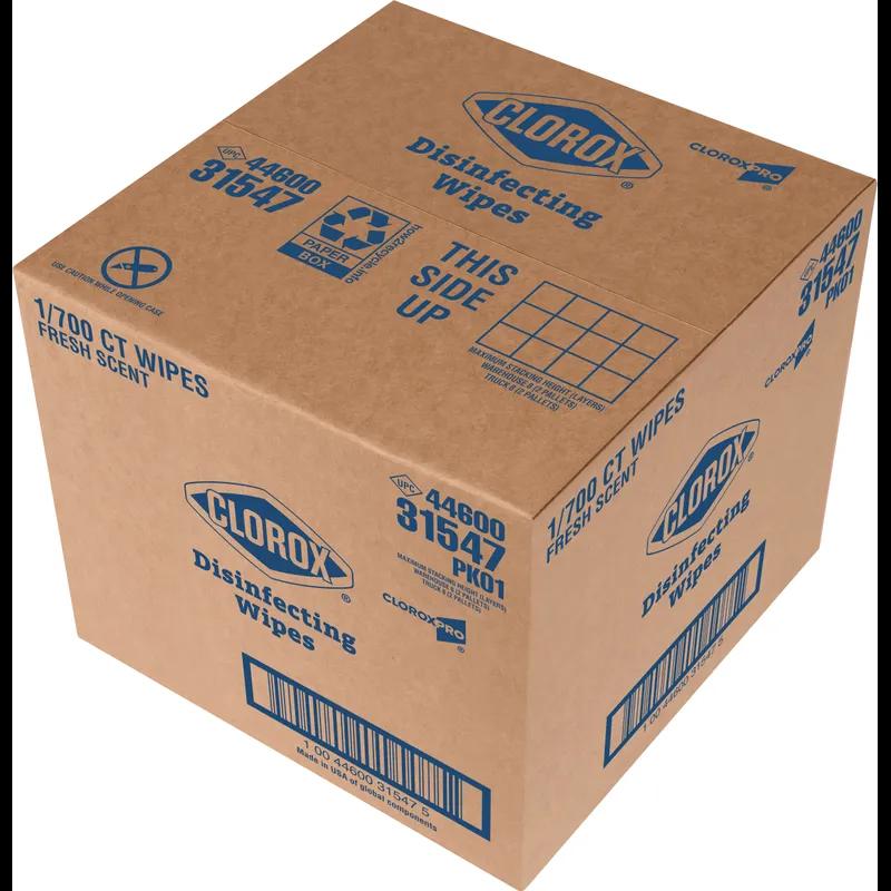 Clorox® Fresh Scent One-Step Disinfectant Multi Surface Wipe Bleach-Free Antibacterial 700/Case