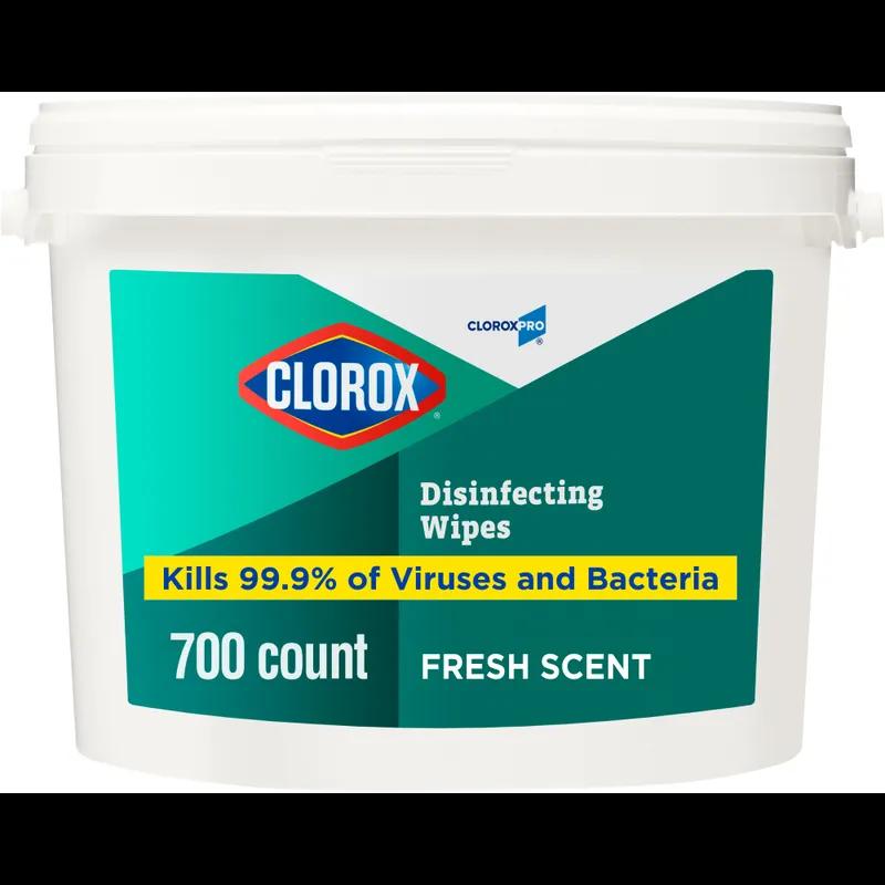 Clorox® Fresh Scent One-Step Disinfectant Multi Surface Wipe Bleach-Free Antibacterial 700/Case