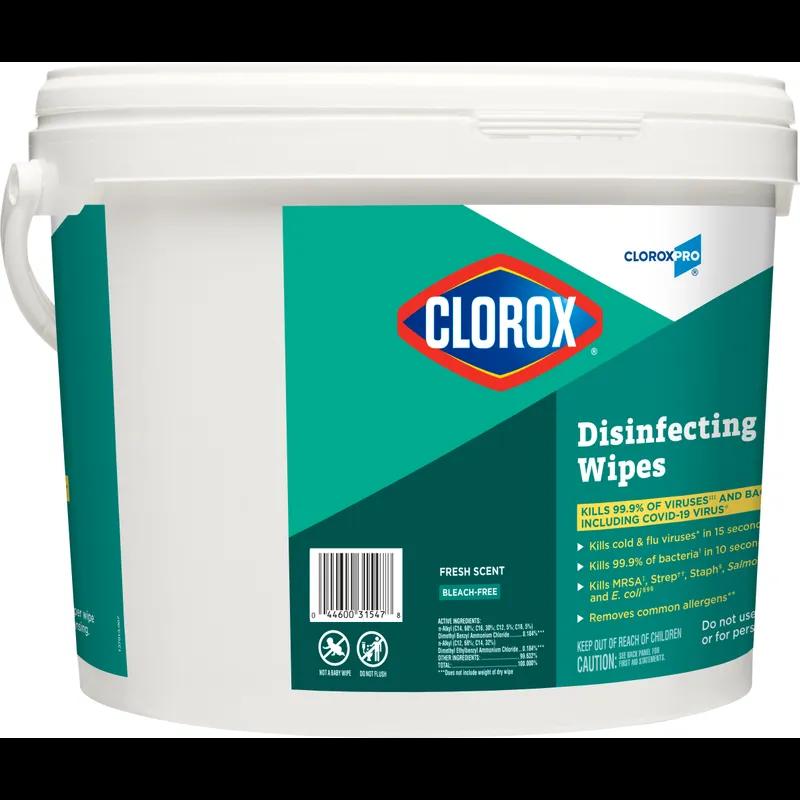 Clorox® Fresh Scent One-Step Disinfectant Multi Surface Wipe Bleach-Free Antibacterial 700/Case