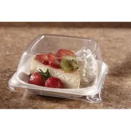 Lid Dome 6X6X2 IN PET Clear Square For Container 300/Case