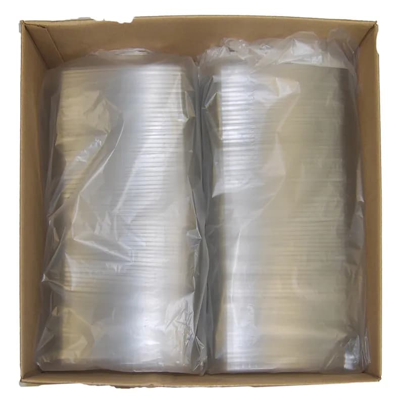 Lid Dome 6X6X2 IN PET Clear Square For Container 300/Case