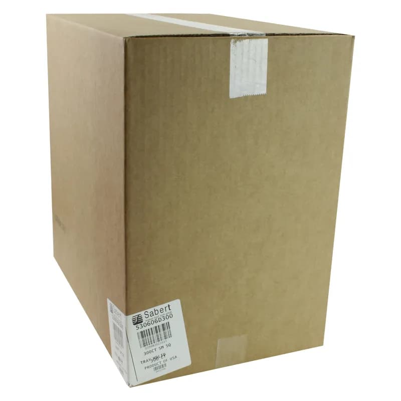 Lid Dome 6X6X2 IN PET Clear Square For Container 300/Case