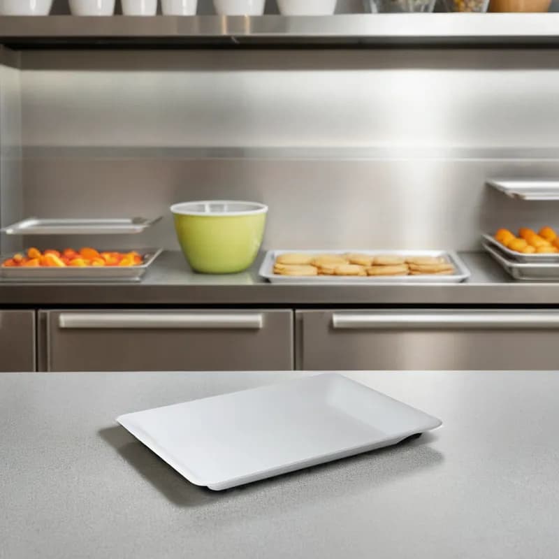 Victoria Bay Serving Tray 10X14 IN White Rectangle 25/Case