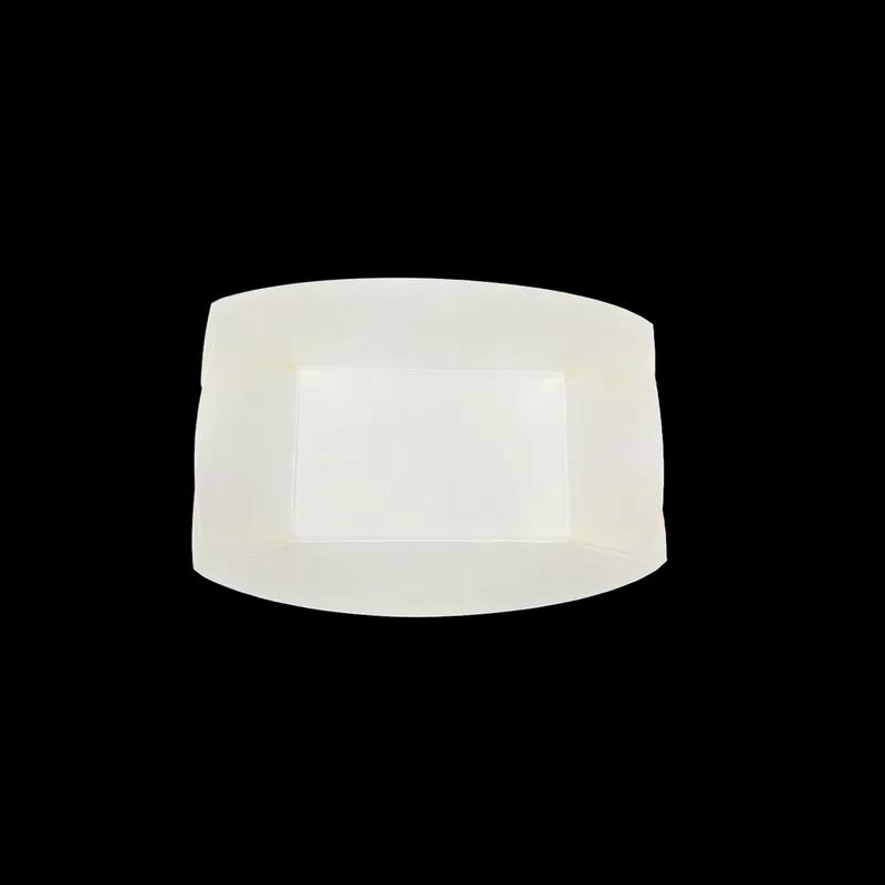 Food Tray 3 LB Paper Yellow Rectangle 500/Case