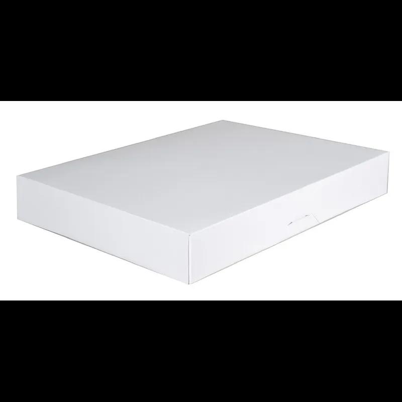 Cake Box 15X11.5X2.25 IN SBS Paperboard White Rectangle Automatic 100/Bundle