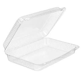 Essentials Take-Out Container Hinged With Dome Lid 12X8X3 IN RPET Clear Rectangle 150/Case