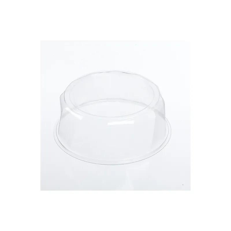 Polar Pak® Cake Container & Lid Combo With Dome Lid 8X3.5 IN PET Clear Black Round 100/Case